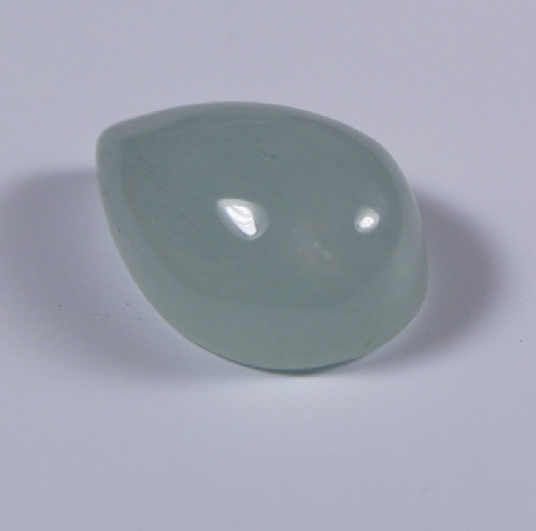 Камень Аквамарин кабошон натуральный 6.95 карат арт. 10536