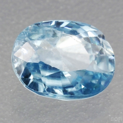 Камень голубой Циркон натуральный 1.33 карат арт. 23775
