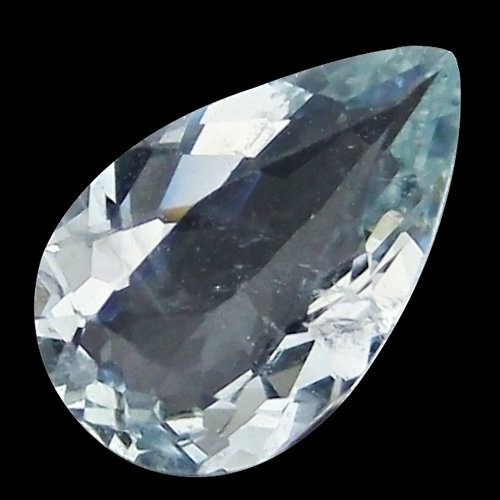Камень Аквамарин натуральный 0.78 карат 9х6 мм груша арт. 14981