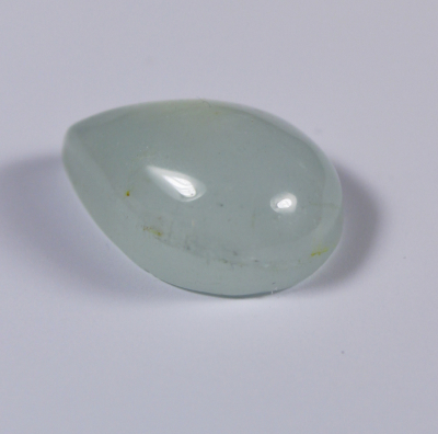 Камень Аквамарин кабошон груша 14х10 мм натуральный 5.95 карат арт. 10530