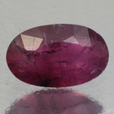  Камень Турмалин рубеллит натуральный 1.23 карат арт. 23808