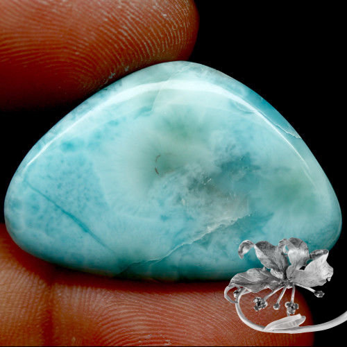  Камень Ларимар натуральный 34.56 карат арт. 18238