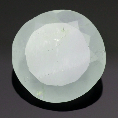 Камень Аквамарин натуральный 15.00 карат круг 17 мм арт. 27792