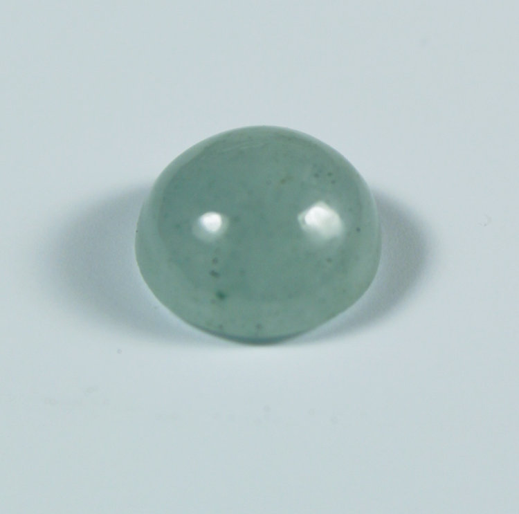 Камень Аквамарин кабошон круг 8 мм натуральный 1.95 карат арт. 10564