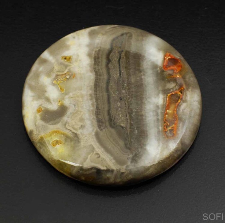  Камень шмелевая Яшма натуральная 44.00 карат арт. 9614