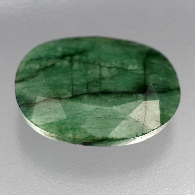Камень зелёный берилл натуральный 24.45 карат арт. 17903