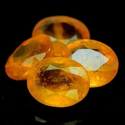  Камень желтый сапфир натуральный 17.34  карат арт. 4823