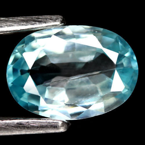  Камень голубой Циркон натуральный 1.30 карат арт. 12289
