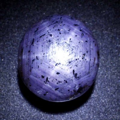  Камень звездчатый Корунд натуральный 35.80 карат арт. 14123