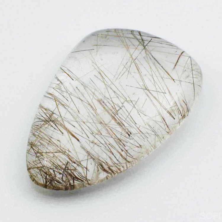 Камень Кварц с рутилом натуральный 14.00 карат арт. 12802