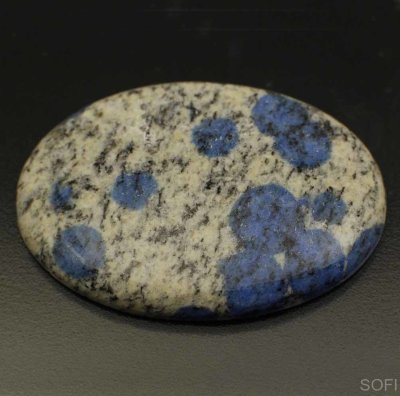  Камень голубая Яшма натуральная 74.00 карат арт. 5509
