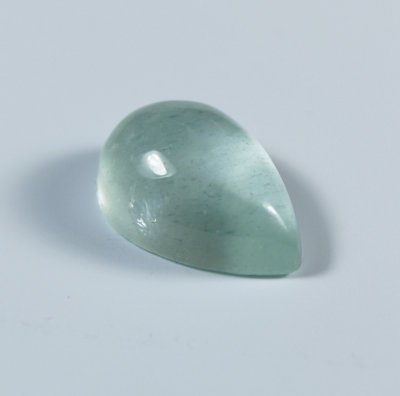 Камень Аквамарин кабошон груша 13х9 мм натуральный 5.45 карат арт. 10556