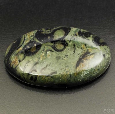  Камень крокодиловая Яшма натуральная 53.00 карат арт. 4750