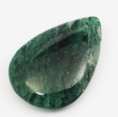 Камень Авантюрин зелёный натуральный 12.00 карат арт. 5990