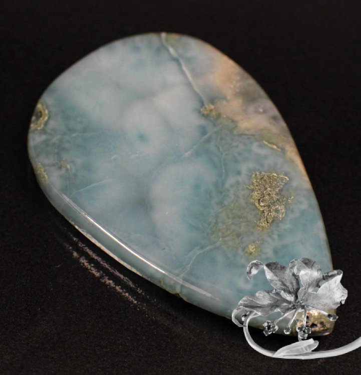  Камень Ларимар натуральный 26.50 карат арт. 16127