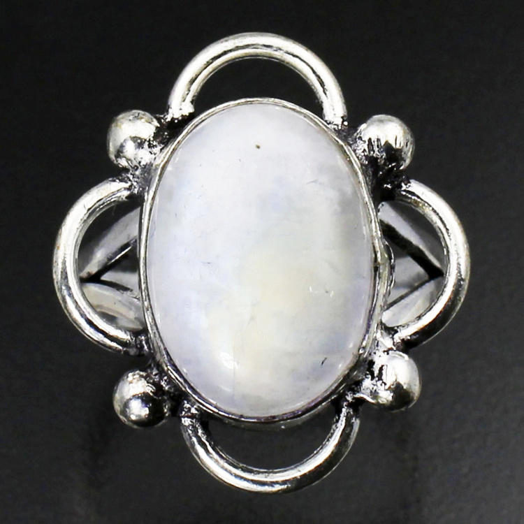 Дизайнерское кольцо с Лунным камнем натуральным арт.3438