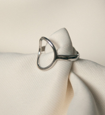 Серебряное кольцо минимализм 925 арт 50408