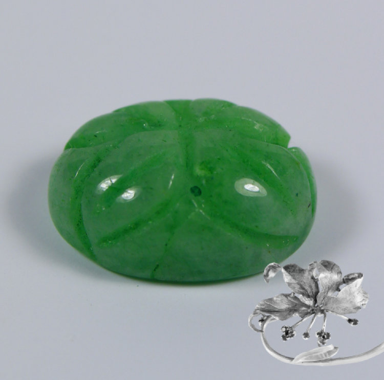 Камень зелёный берилл натуральный 10.05 карат арт. 10689