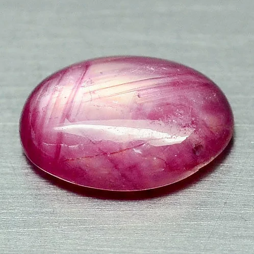  Камень розовый звездчатый корунд натуральный 3.88 карат арт. 18224