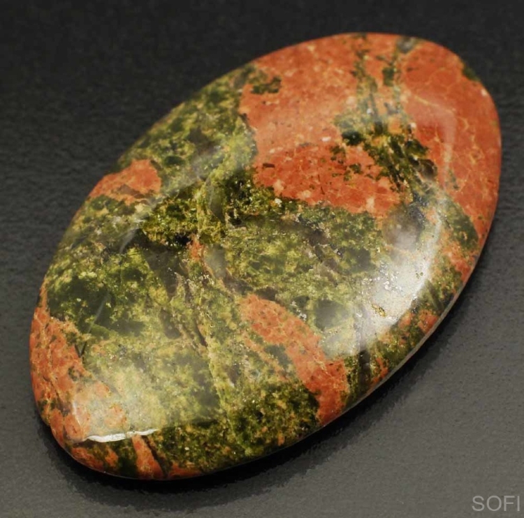  Камень Унакит натуральный 33.00 карат арт. 9545