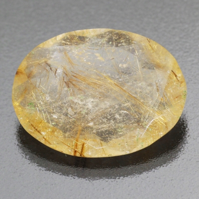 Камень Кварц с рутилом натуральный 14.82 карат арт 18237