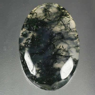 Камень моховый Агат кабошон натуральный 30.85 карат арт 25198