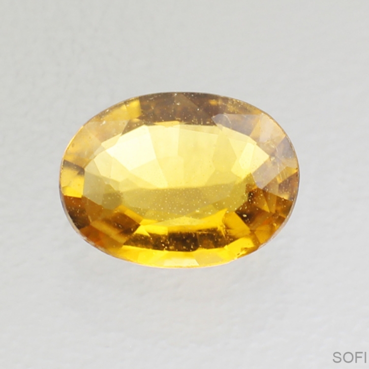 Камень золотой Турмалин натуральный 0.55 карат арт. 19348