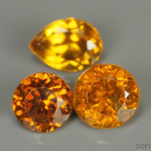 Камень золотой Турмалин натуральный 0.55 карат арт. 20745