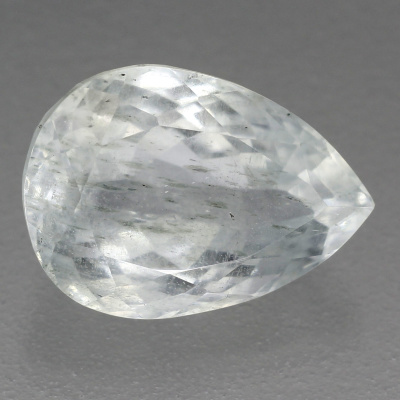 Камень Аквамарин натуральный ограненный груша 18х13 мм 13.00 карат арт 9496
