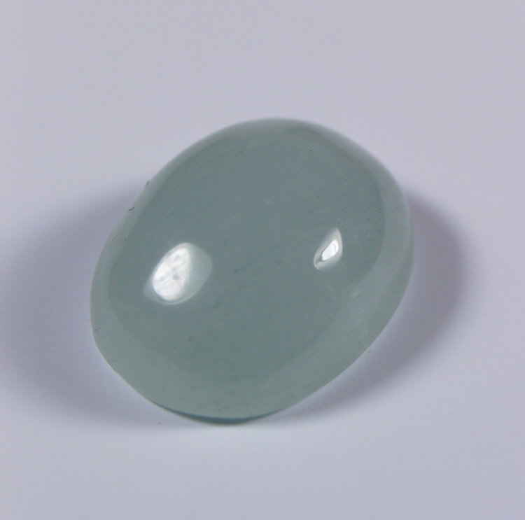 Камень Аквамарин кабошон натуральный 16.45 карат арт. 10524
