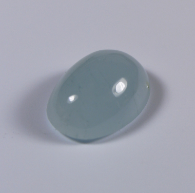 Камень Аквамарин кабошон голубой 13х10 мм овал натуральный 5.40 карат арт. 10534